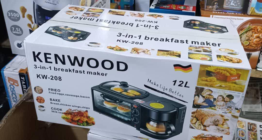 12LTRS KENWOOD 3 IN 1 BREAKFAST MAKER