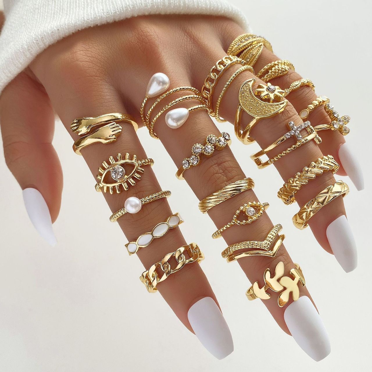 23pcs ring set