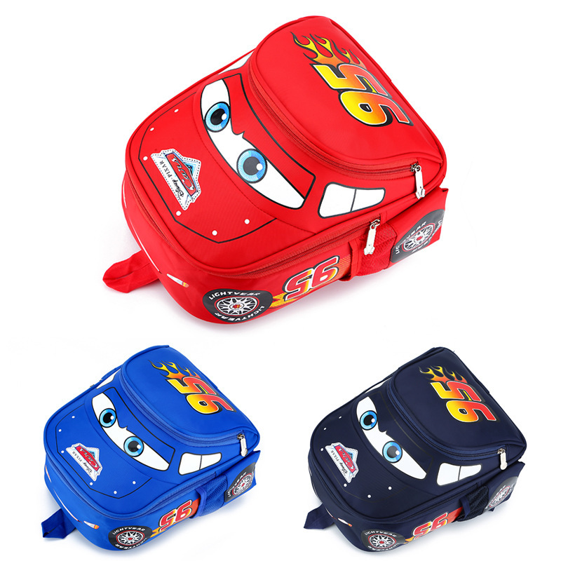 3D Cars School bag
