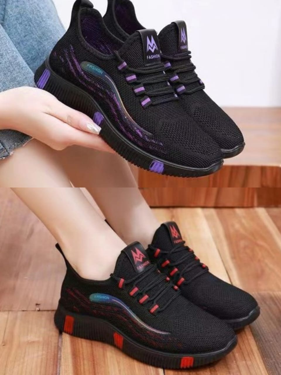 Fashion Breathable Knit Sneakers