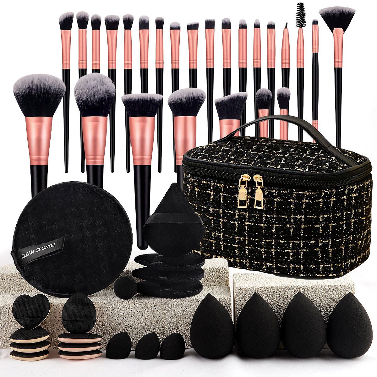 Full makeup set with bag
