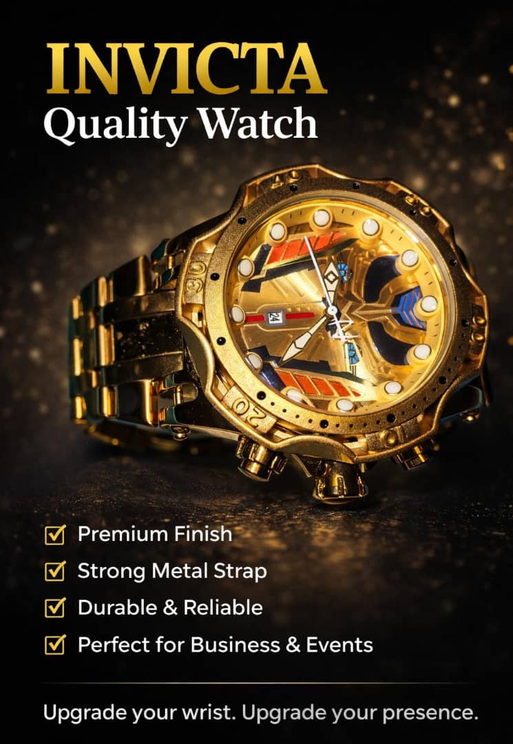 Invicta Pro Diver / Subaqua-style Gold Chronograph Watch