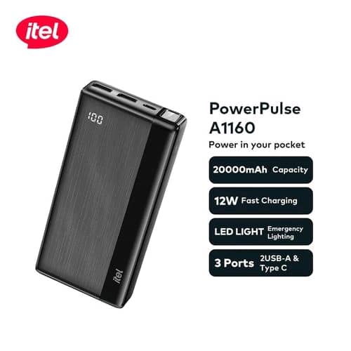 itel Power bank 20000mah