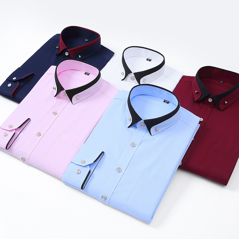 LONG-SLEEVED POLYESTER FYBER SHIRT