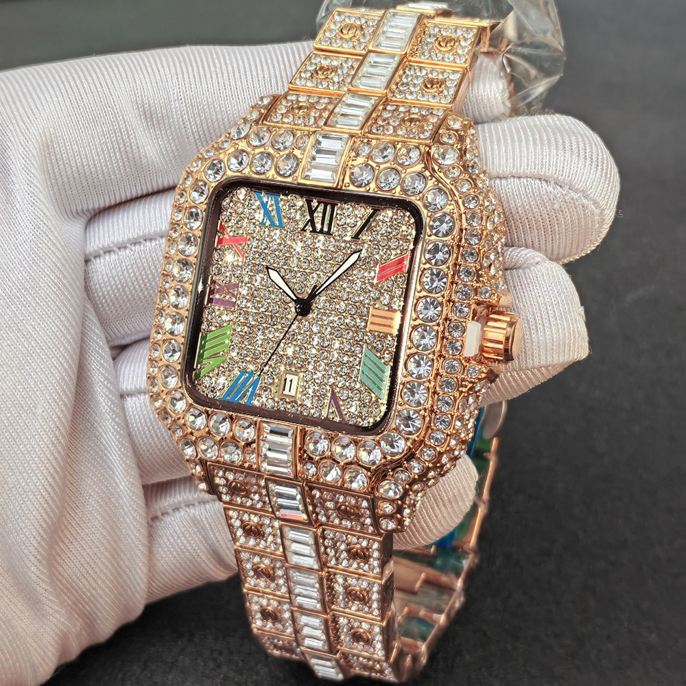 Luxurious Gold Wrist chain watch