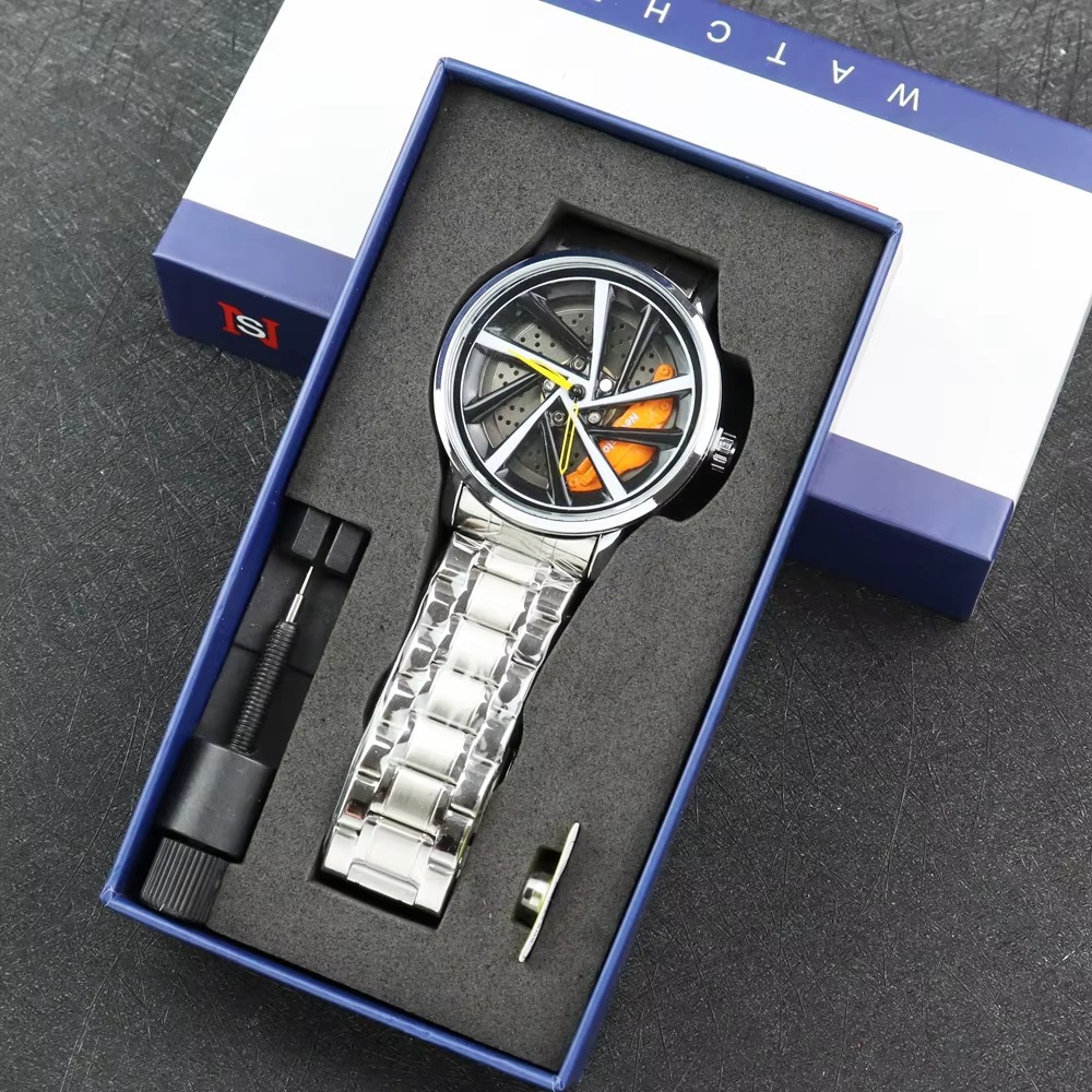Men wheel Rotating water proof watch with 5 style