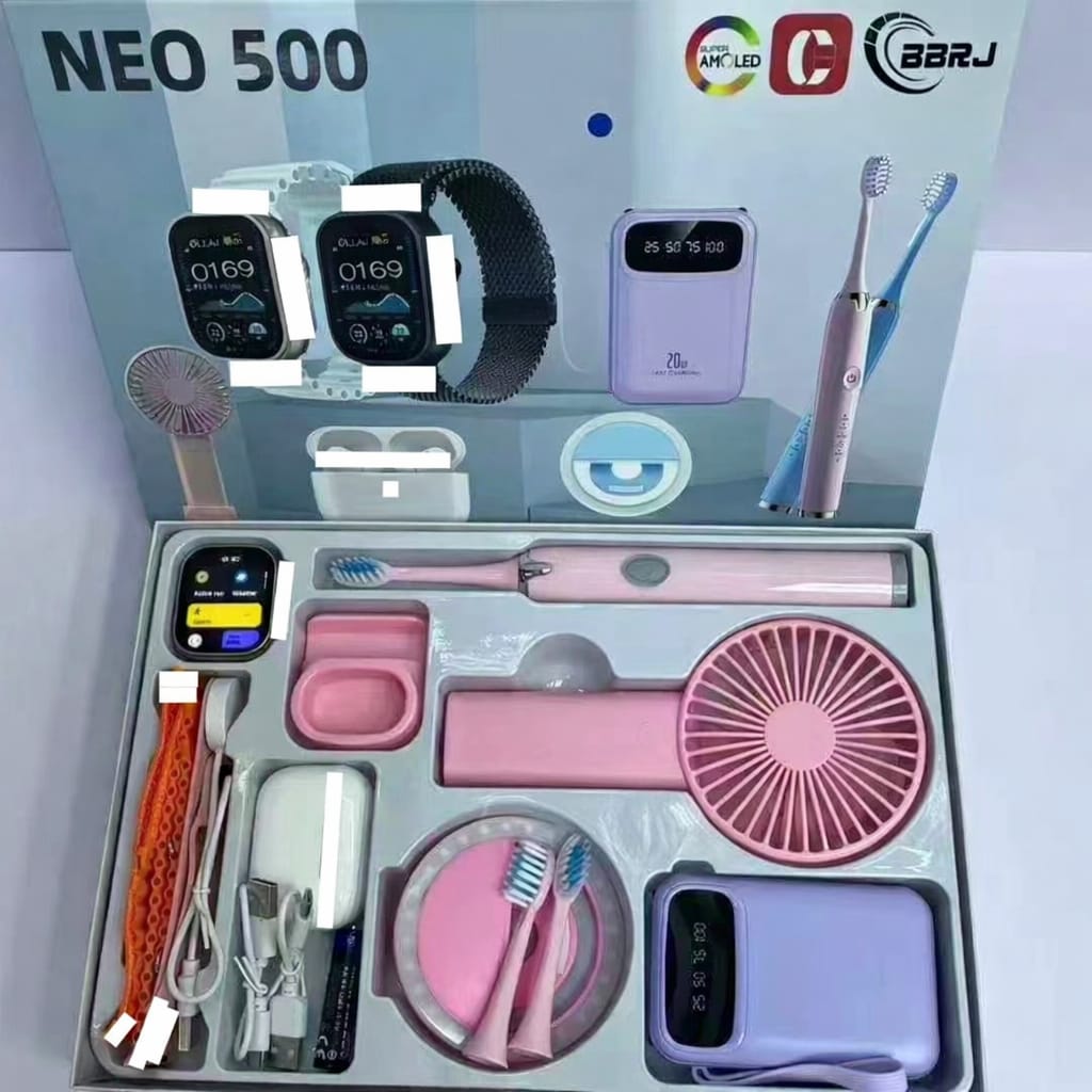 NEO 500 Smart Gadget Combo / Ultra Smart Watch 10-in-1 Set.