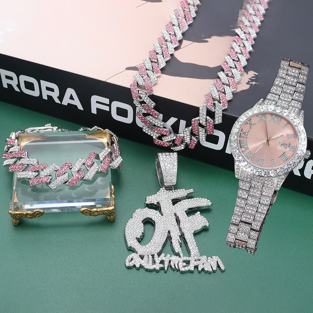 OTF LETTER NECKLACE BRACELET SET