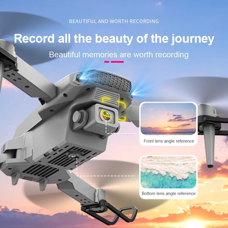 P80 Foldable Dual-Camera RC Drone