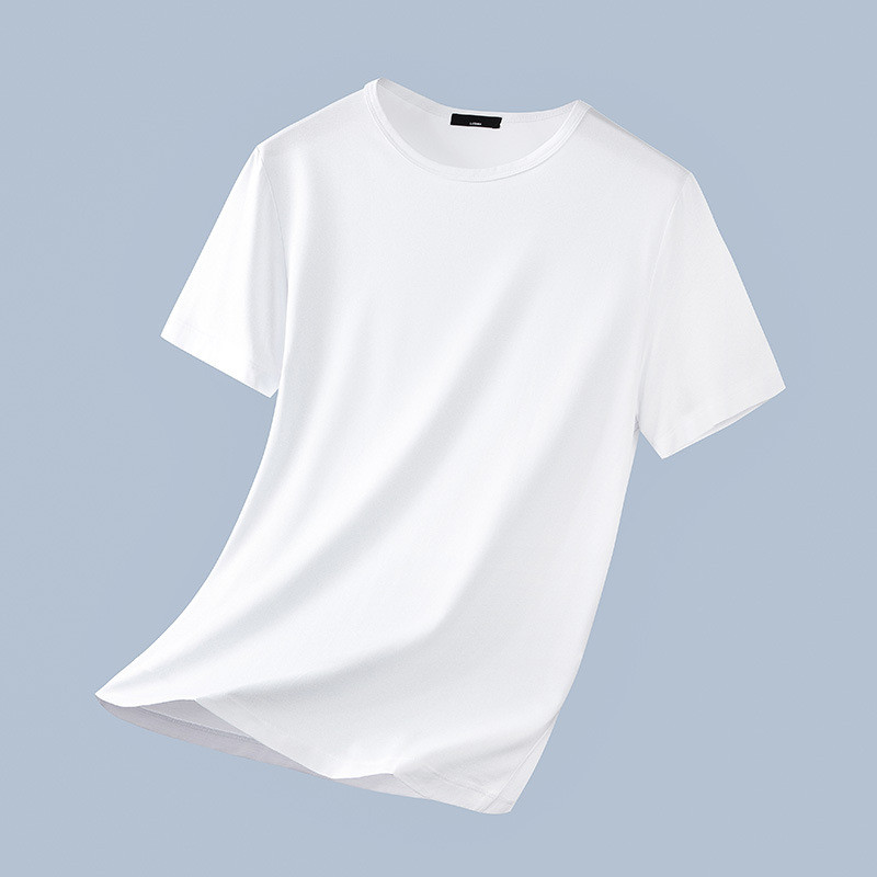 Unisex Quality Cotton Plain White Round Neck TShirt